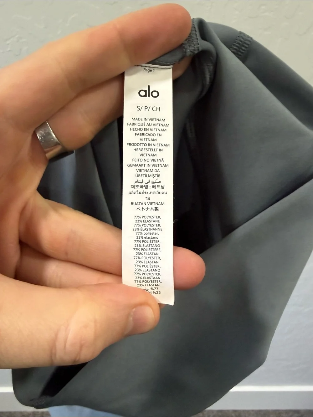 Alo Yoga High-Waist Airlift Legging‎ Full Length Size S